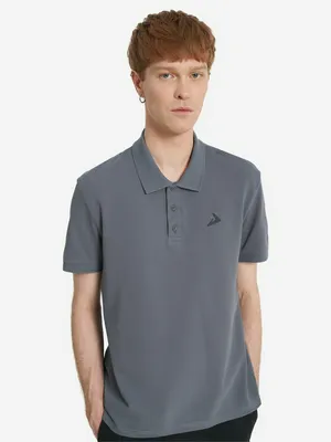 Мужское поло Demix, серый, арт. 125274DMX-92