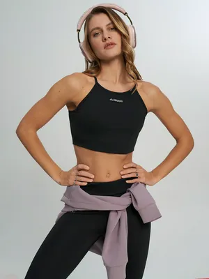 Спортивный топ-бра Kappa, черный, арт. 140741KAP-99