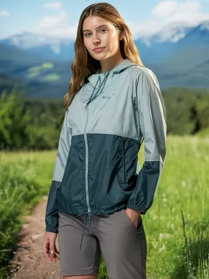 Ветровка Columbia Flash Forward II Windbreaker, голубой, арт. 2116531CLB-461