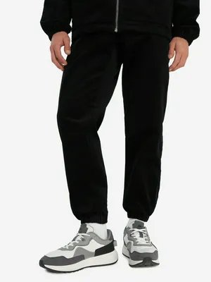 Брюки мужские оверсайз Kappa, черный, арт. 351Y5LWKAP-R00