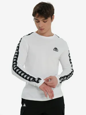 Лонгслив Kappa Banda d’Origini, белый, арт. 131043KAP-00