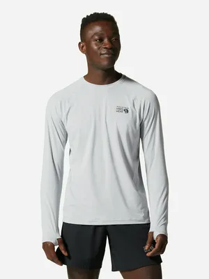 Лонгслив мужской Mountain Hardwear Crater Lake Long Sleeve Crew, серый, арт. 1982421MHW-097