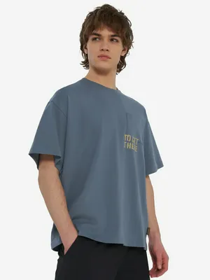 Футболка мужская оверсайз Protest, синий, арт. 142374PR0-Z4