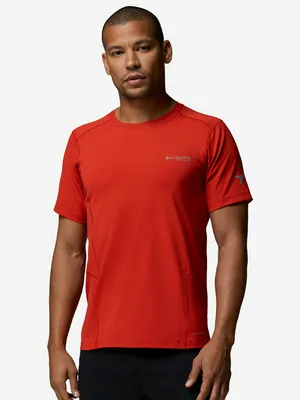 Футболка Columbia Diamond Peak Pro Short Sleeve, красный, арт. 2157201CLB-845