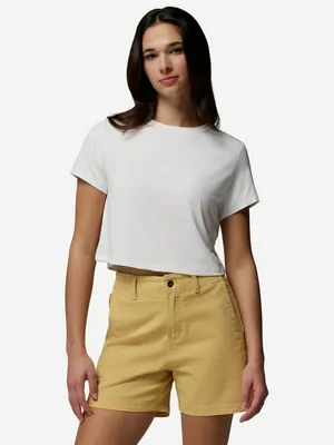 Футболка женская Columbia Parsons Point SS Tee, бежевый, арт. 2155441CLB-125