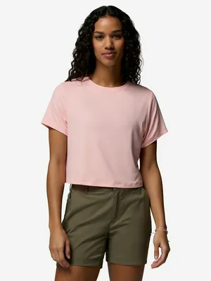 Футболка женская Columbia Parsons Point SS Tee, розовый, арт. 2155441CLB-669