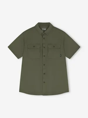 Рубашка с коротким рукавом Mountain Hardwear Canyon Short Sleeve, хаки, арт. 2110231MHW-397