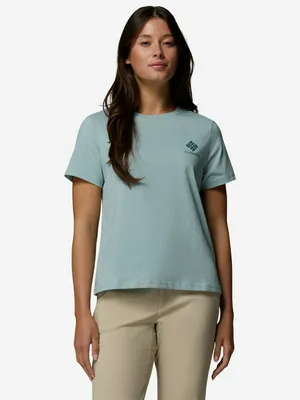 Футболка Columbia Rolling Bend Graphic SS, голубой, арт. 2120021CLB-461