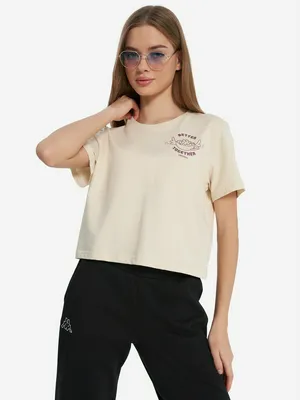 Футболка женская Kappa, бежевый, арт. 141458KAP-60