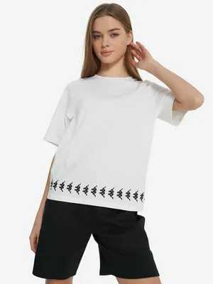 Футболка женская Kappa, белый, арт. 141224KAP-00