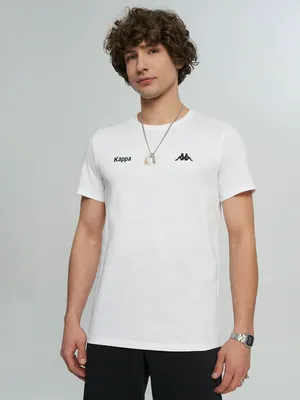 Футболка мужская Kappa, белый, арт. 140843KAP-00