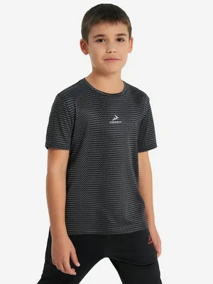Футболка Demix для мальчиков, черный, арт. 140886DMX-B1
