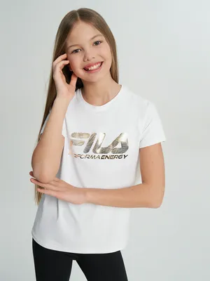 Футболка для девочек FILA, белый, арт. 142131FLA-00