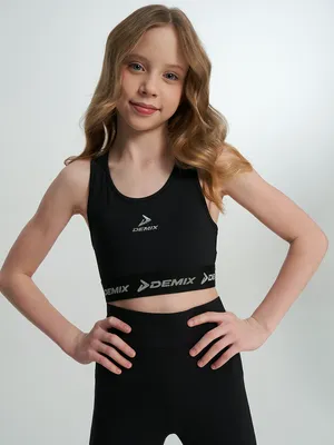 Спортивный топ-бра Demix, черный, арт. 137921DMX-99