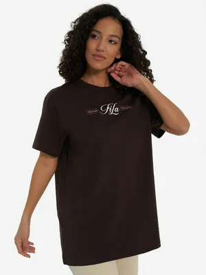 Футболка оверсайз FILA, коричневый, арт. 140313FLA-T4