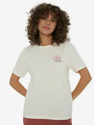 Футболка женская FILA, бежевый, арт. 140319FLA-01