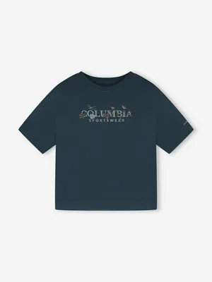 Футболка Columbia Rolling Bend Graphic Relaxed Crop SS, зеленый, арт. 2119991CLB-430