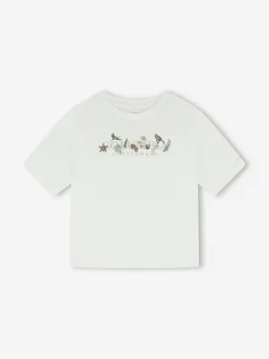 Футболка Columbia Rolling Bend Graphic Relaxed Crop SS, белый, арт. 2119991CLB-104