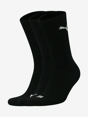 Носки Puma Crew, 3 пары, черный, арт. 947666P0P-02