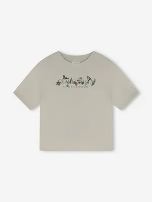 Футболка Columbia Rolling Bend Graphic Relaxed Crop SS, бежевый, арт. 2119991CLB-278