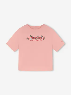 Футболка Columbia Rolling Bend Graphic Relaxed Crop SS, розовый, арт. 2119991CLB-669