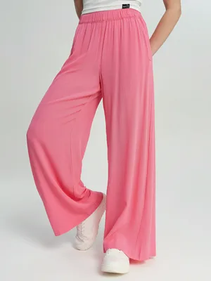 Брюки палаццо Termit для девочек, розовый, арт. 143031TRT-81