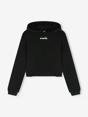 Худи женское Diadora, черный, арт. 502.182984D07-80013