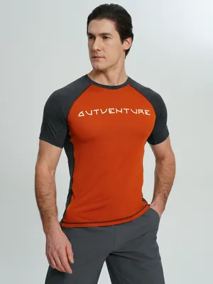 Футболка мужская Outventure Malgora, оранжевый, арт. 141480OUT-EA