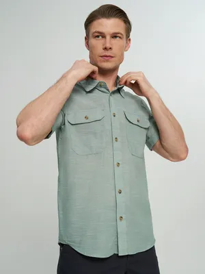 Рубашка с коротким рукавом Outventure, зеленый, арт. 134553OUT-3U