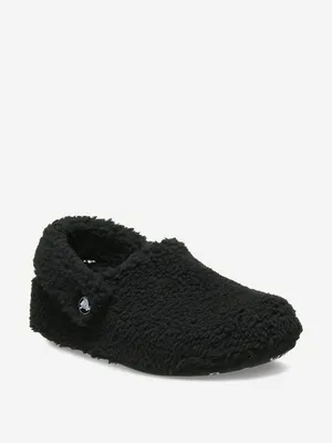Детские утепленные сабо Crocs Classic Cozzzy Slipper K, черный, арт. 210856C1G-001