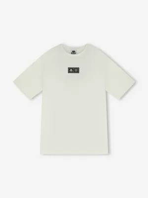 Футболка оверсайз Kappa для мальчиков, бежевый, арт. 142297KAP-01