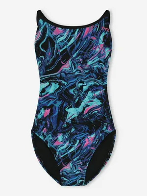 Купальник слитный TYR, разноцветный, арт. P04118T4H-390