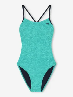 Слитный купальник TYR, голубой, арт. CLAP7AT4H-342