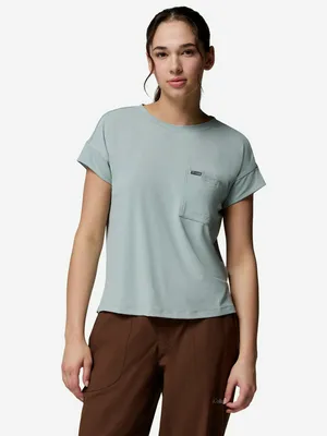 Футболка Columbia Daniela Falls SS, голубой, арт. 2135881CLB-461