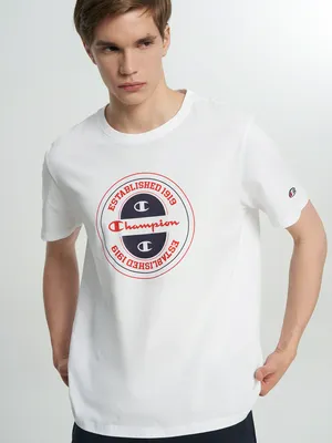 Футболка мужская Champion, белый, арт. 222862C0K-WW001