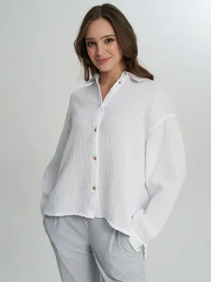 Рубашка женская Outventure, белый, арт. 142074OUT-00