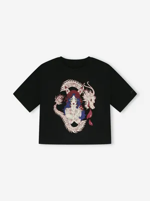 Футболка Demix с принтом, черный, арт. 142310DMX-99