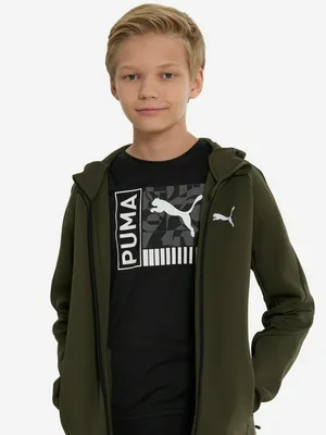 Толстовка Puma Evostripe для мальчиков, зеленый, арт. 681803P0P-70