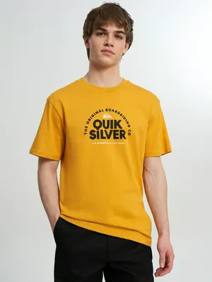 Футболка Quiksilver Fundamental Ride, желтый, арт. EQYZT08260Q02-YKM0