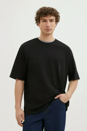 Футболка FINN FLARE свободного кроя, 200 black, арт. BAS-20097