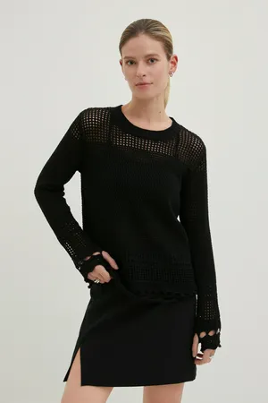 Джемпер из хлопка FINN FLARE, 200 black, арт. FBE11112