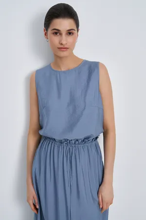 Майка FINN FLARE, 124 cyan, арт. FSE110113