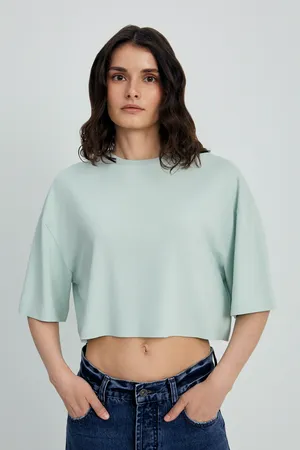 Укороченная футболка Finn Flare, 564 wan, арт. FSE110216