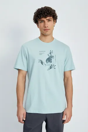 Футболка FINN FLARE с принтом, 516 seladon, арт. FSE21044-2P
