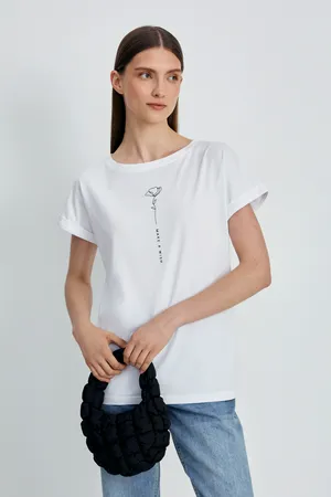 Футболка FINN FLARE, 201 white, арт. FBC11085