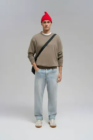 Джинсы мужские Tapered Fit FINN FLARE, 1261 light denim, арт. B21-25009