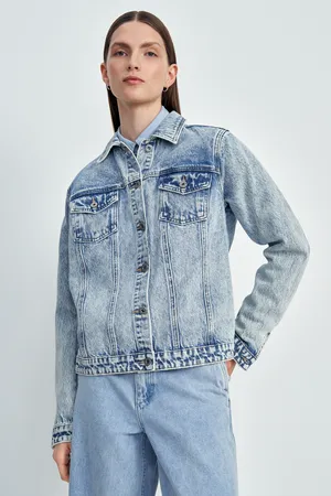 Джинсовая куртка-рубашка Finn Flare, 126 light denim, арт. FSC15011