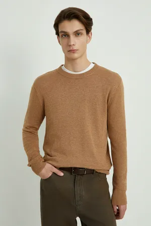 Джемпер FINN FLARE прямого силуэта, 626 cinnamon, арт. FAE21109