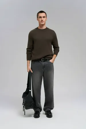 Мужской джемпер Finn Flare прямого силуэта, 641 java, арт. FWE21101