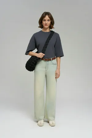 Футболка FINN FLARE унисекс оверсайз, 202 graphite, арт. BAS-900107